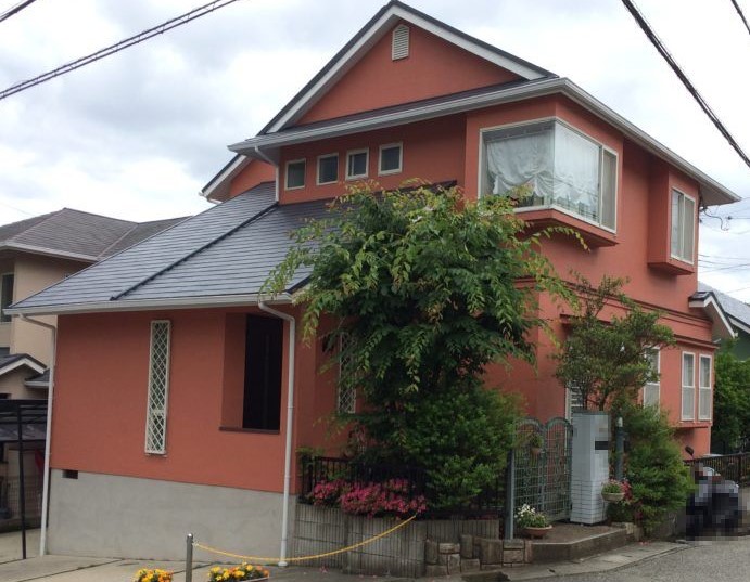 神戸市北区K様邸の外壁屋根塗装工事//西宮・芦屋の外壁塗装・屋根塗装ならPaintWall
