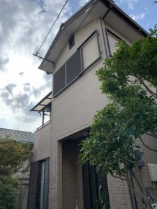兵庫県、西宮市芦屋市の外壁屋根塗装ペイントウォールの施工事例写真