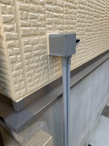 兵庫県、西宮市芦屋市の外壁屋根塗装ペイントウォールの施工事例。施工後写真