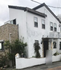兵庫県、西宮市芦屋市の外壁屋根塗装ペイントウォールの施工事例写真