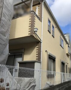 ペイントウォールの外壁塗装　施工前写真