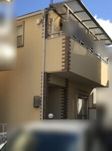 ペイントウォールの外壁塗装　施工前写真