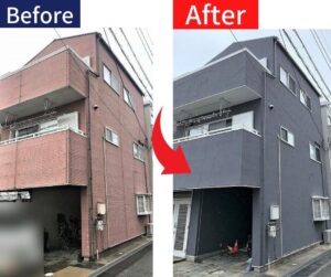 ペイントウォールの施工ビフォーアフター