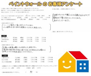 ペイントウォールのお客様アンケート