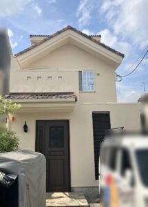 西宮市I様邸の外壁·付帯·木部·ベランダ防水塗装工事//阪神地域(西宮·芦屋·宝塚·川西·伊丹)の外壁塗装・屋根塗装ならPaintWall