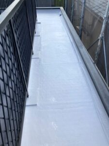 ペイントウォール西宮　防水塗装後