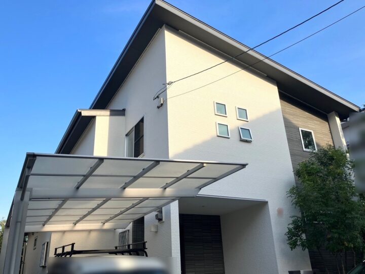 西宮市Ｈ様邸の外壁付帯塗装//阪神地域（西宮·芦屋·宝塚·川西·伊丹）の外壁塗装·屋根塗装ならPaintWall