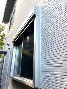 西宮市　外壁塗装後　ペイントウォール