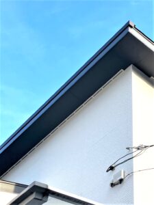 西宮市　外壁塗装後　ペイントウォール