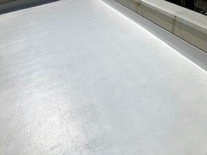 陸屋根防水施工後　宝塚市