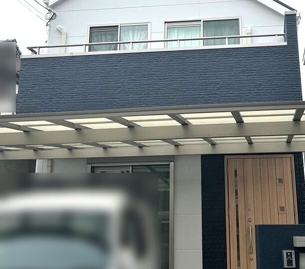 西宮市Ｋ様邸の外壁·屋根·付帯·ベランダ防水塗装工事//阪神地域（西宮·芦屋·宝塚·川西·伊丹）の外壁塗装・屋根塗装ならペイントウォール