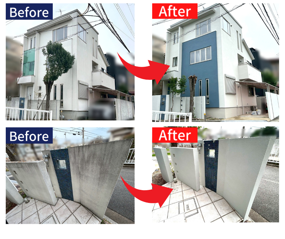 西宮市M様 塗装後の お客様アンケート ・口コミ