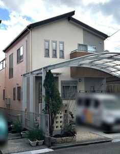 宝塚市Y様邸の外壁·付帯·外塀·屋根·ベランダ防水塗装//阪神地域(西宮·芦屋·宝塚·川西·伊丹)の外壁塗装·屋根塗装ならペイントウォール