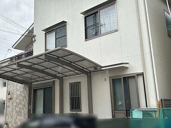 西宮市M様邸の外壁·屋根·付帯·ベランダ防水塗装工事//阪神地域（西宮·芦屋·宝塚·川西·伊丹）の外壁塗装·屋根塗装ならペイントウォール