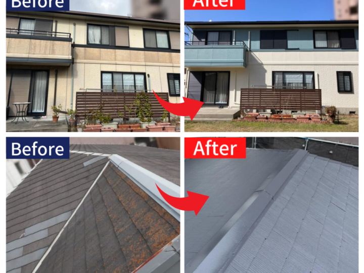 尼崎市 立花教会牧師館様　塗装後の お客様アンケート ・口コミ