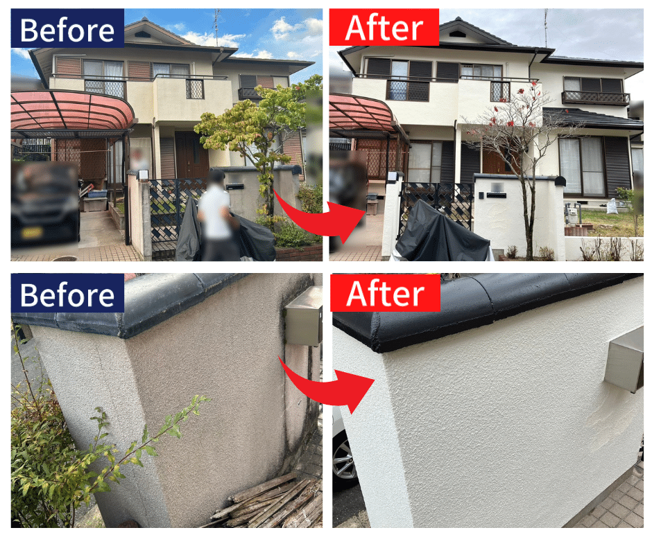 川西市A様 塗装後の お客様アンケート ・口コミ