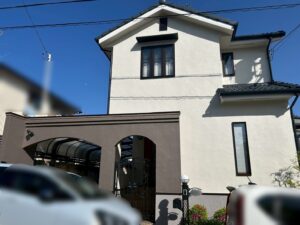 川西市N様邸の外壁·屋根·付帯·ベランダ防水塗装工事//阪神地域(西宮·芦屋·宝塚·川西·伊丹)の外壁塗装·屋根塗装ならペイントウォール