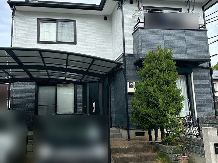 川西市Ｍ様邸の外壁·屋根·付帯塗装工事//阪神地域（西宮·芦屋·宝塚·川西·伊丹）の外壁塗装·屋根塗装ならペイントウォール