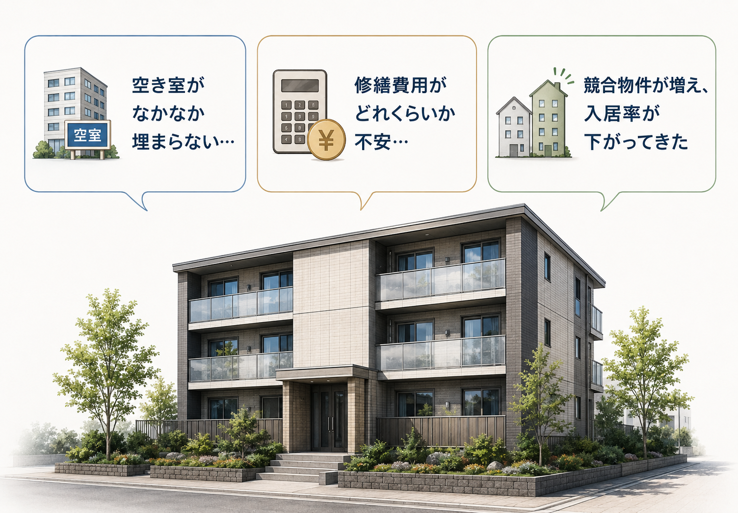 アパート・マンション・集合住宅オーナー様向け外壁塗装のご相談｜西宮・芦屋・宝塚・川西・伊丹のペイントウォール
