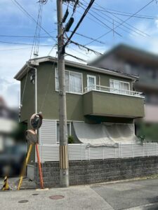 西宮市　外壁塗装前