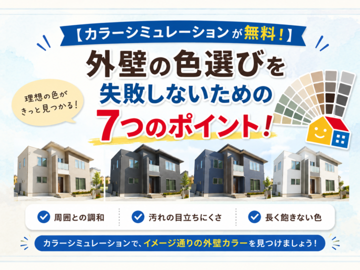外壁塗装の色選びポイントを解説するペイントウォール