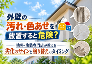 外壁の汚れ・色あせを放置する危険性と劣化のサイン・塗り替え時期を解説